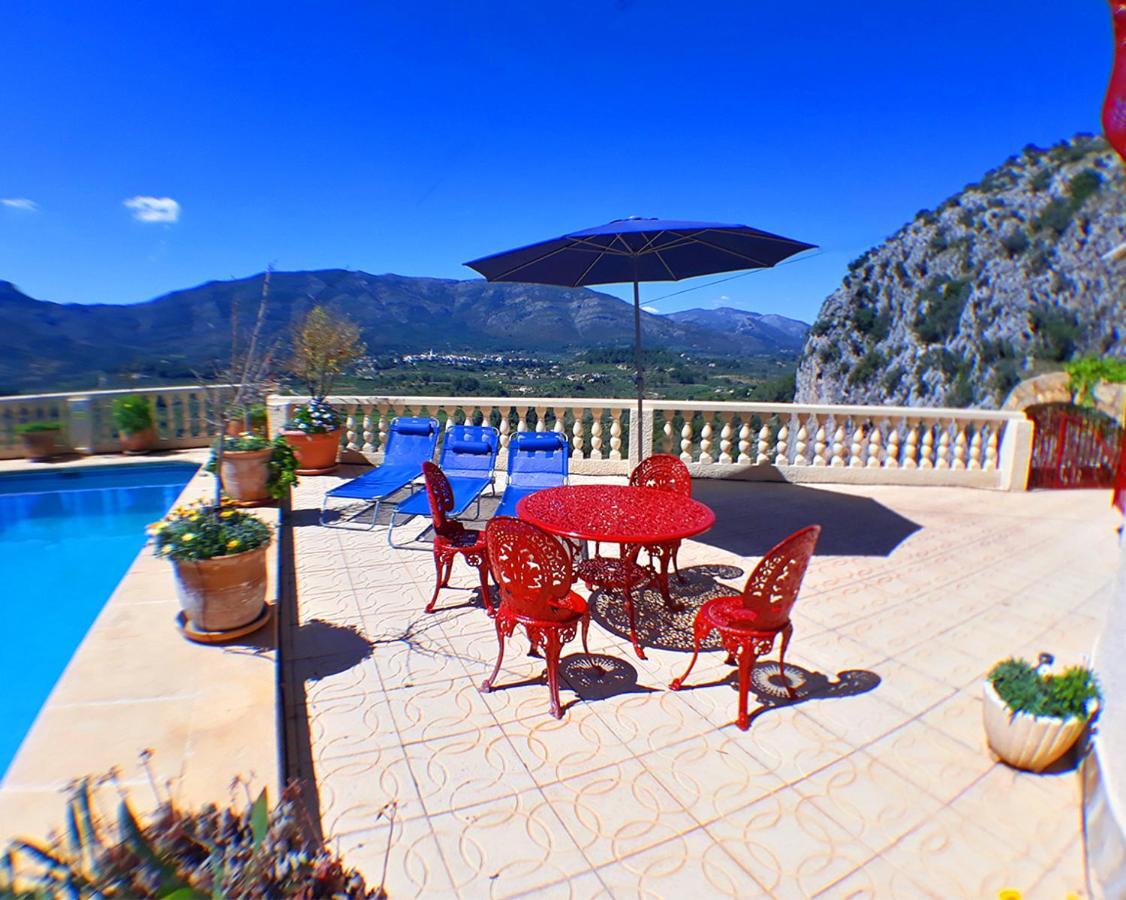 Villa Romana Mountainside Apartment In Alcalali, Jalon Valley Exteriér fotografie